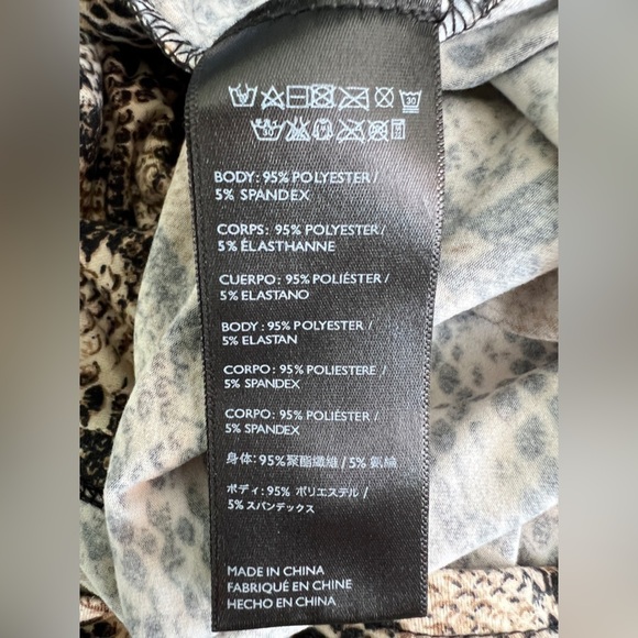 I AM GIA. Viper Aoki Snakeskin Print Dress size medium - Picture 9 of 12